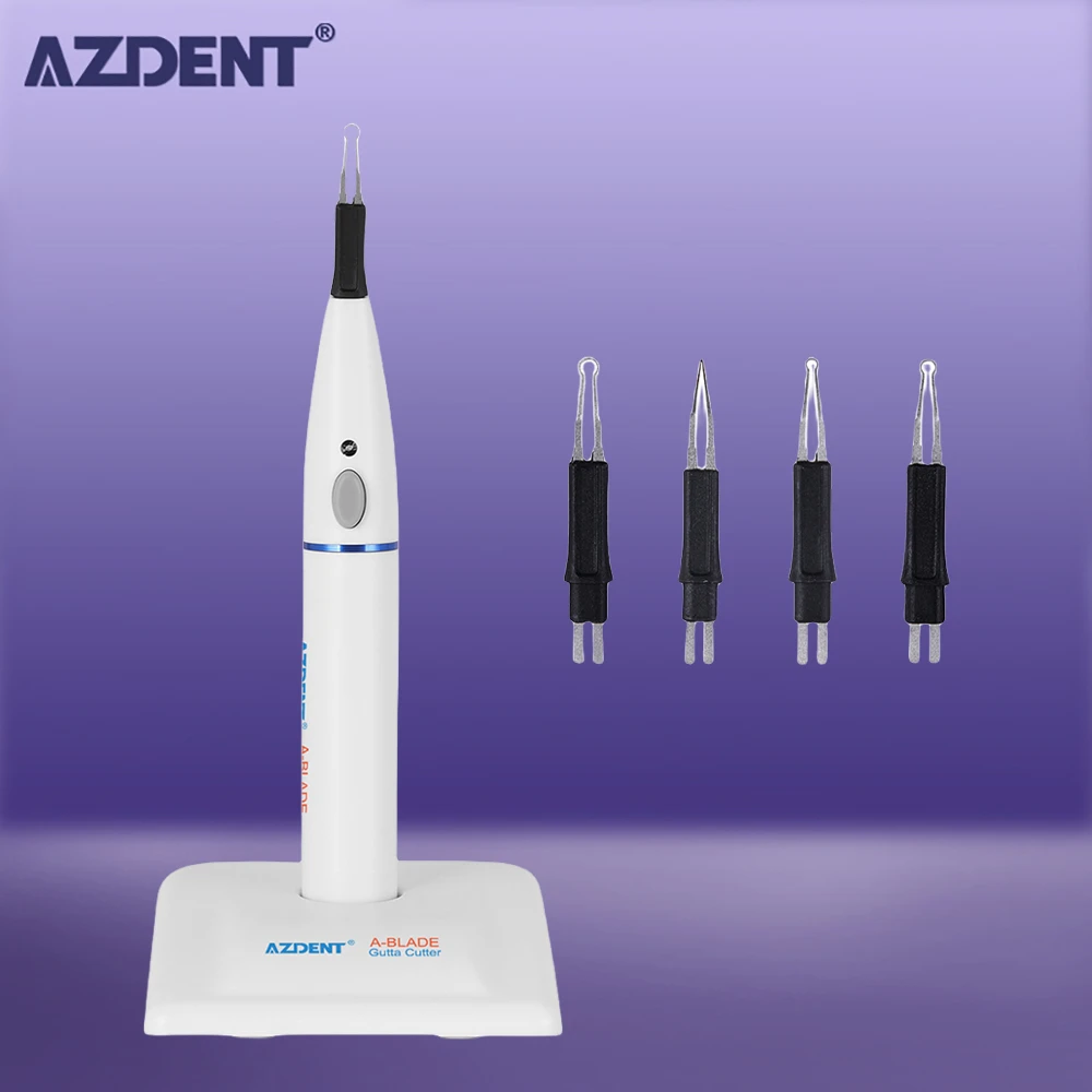 AZDENT Dental Endo Gutta Teeth Whitening Oral Hygiene  Dental Equipment Tooth Gum Cutter A-BLADE Dental Cutta Percha with 4 Tips