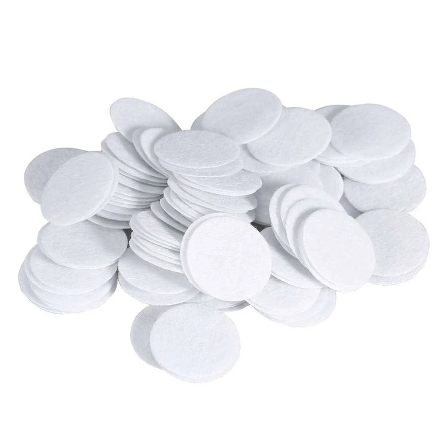 100pcs Non-Woven Round Cotton Filter Filtering Pads for Blackhead Removal Beauty Machine Makeup Remover Filter