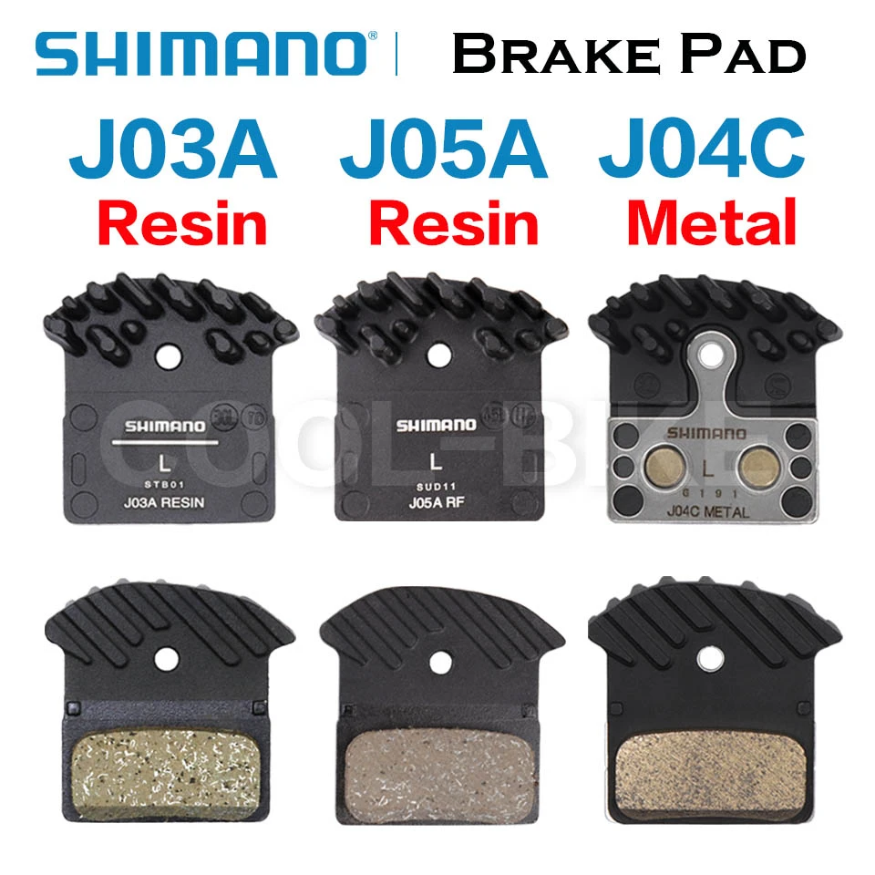 Shimano J03A J04C Pads DEORE SLX XT Resin Metal Pad Cooling Fin Ice Tech Brake Pad Mountain M7000 M8000 M9000 M6000 M785 M675