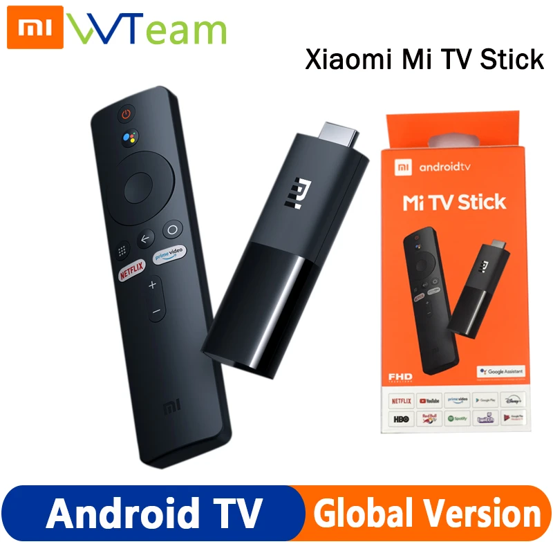 Xiaomi Mi TV Stick Global Version Android TV FHD HDR Quad Core HDMI-compatible 1GB+8GB Bluetooth Wifi Netflix Google Assistant