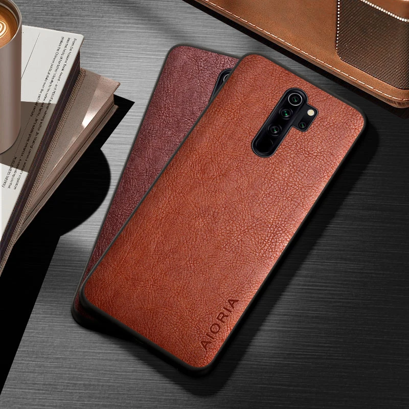Case for Xiaomi Redmi Note 8 Pro 2021 luxury Vintage Leather skin capa phone cover for xiaomi redmi note 8 case funda coque