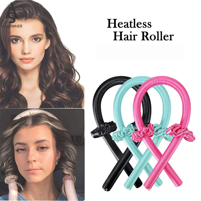 Heatless Curling Rod Headband Lazy Hair Culers Foam Spong Flower Curling Iron Lazy Curler Set Modeling DIY Hair Styling Tools