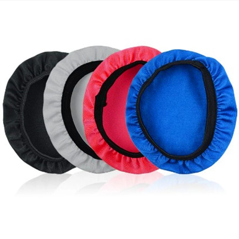 2Pcs Stretchable Washable Ear Pad Covers Earcup Protectors Fabric Headphone Dust Cover Fit Most On Ear Headphones 6-11cm Pads