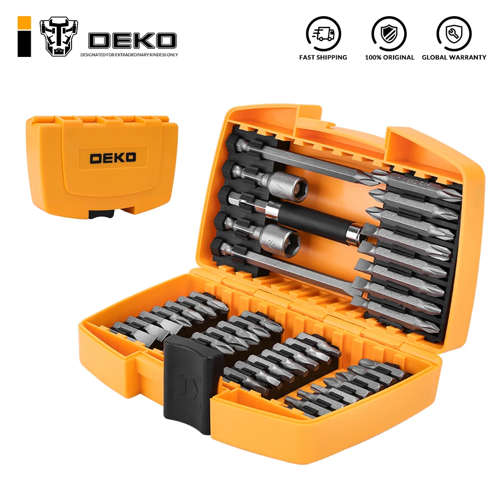 DEKO 46 in 1 Screwdriver Set Phillips/Slotted Bits With Magnetic Multi Tool Home Appliances Repair Hand Tools Kit