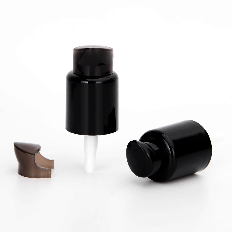 30ml black plastic emulsion foundation press pump head includes all 20mm thread mouth sizes