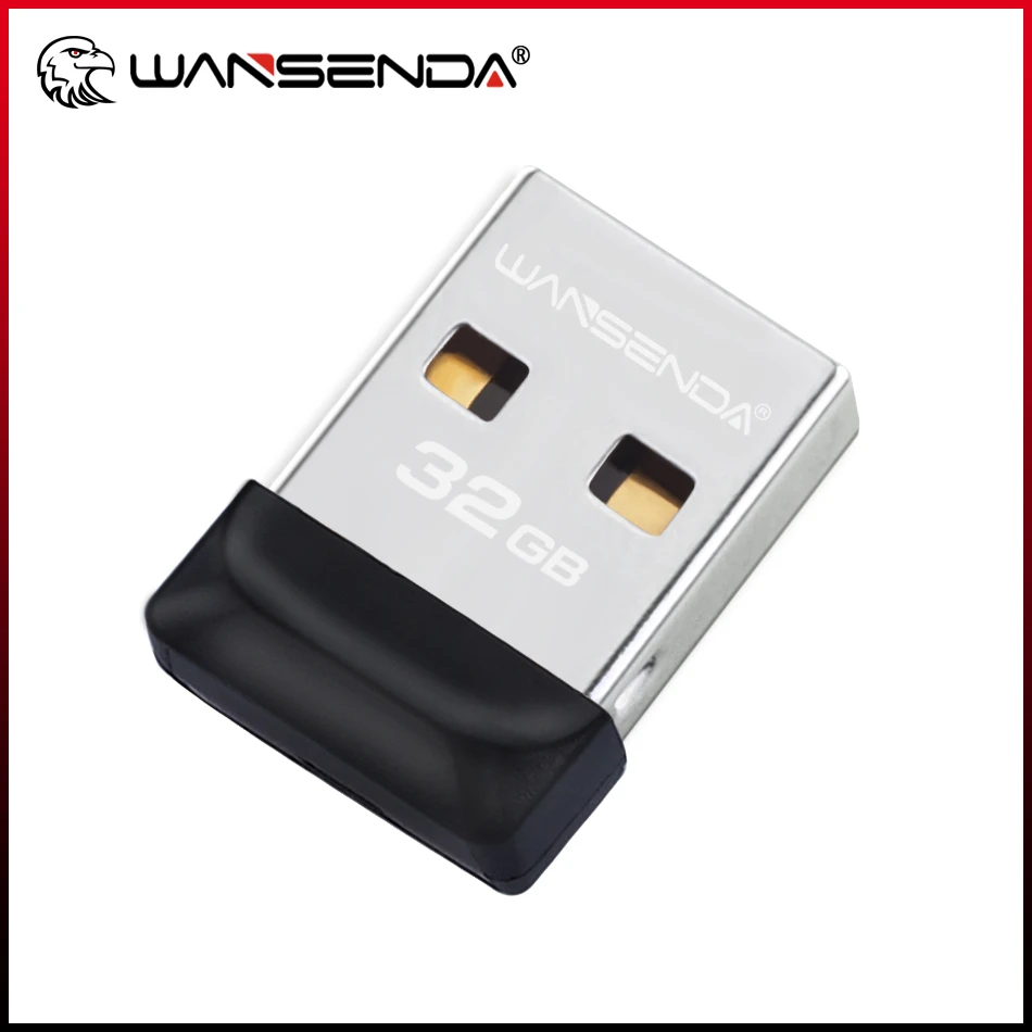 100% Full Capacity Wansenda USB Flash Drive Super Tiny Pen Drive 64GB 32GB 16GB 8GB 4GB Pendrive Waterproof USB Memory Stick
