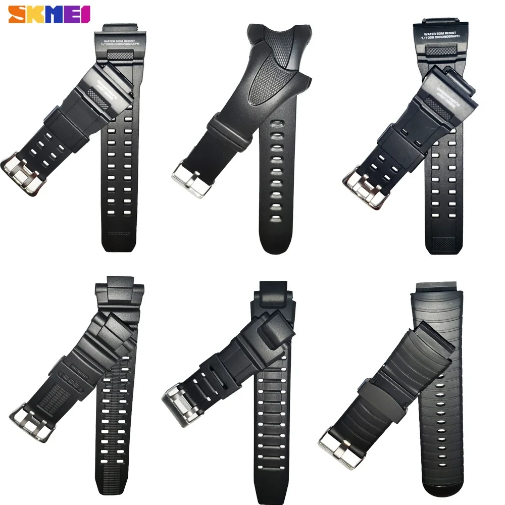 SKMEI Watch Strap 1266 1019 1219 1358 1250 1251 1301 1155 1142 1243 1257 Watch PU Strap SKMEI Different Model Watch WatchBands