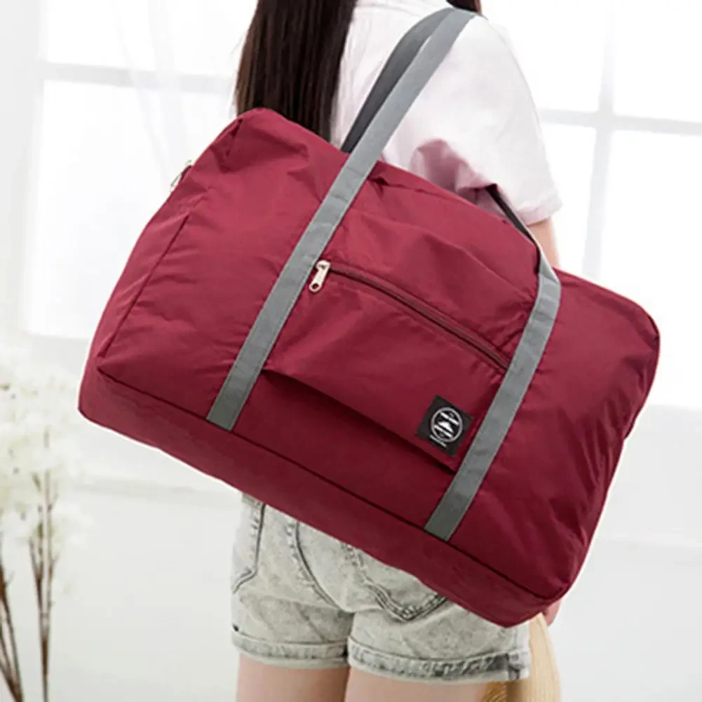 2021 New Nylon Foldable Travel Storage Bags Large Capacity Bag    WaterProof Handbags Travel Storage Bags