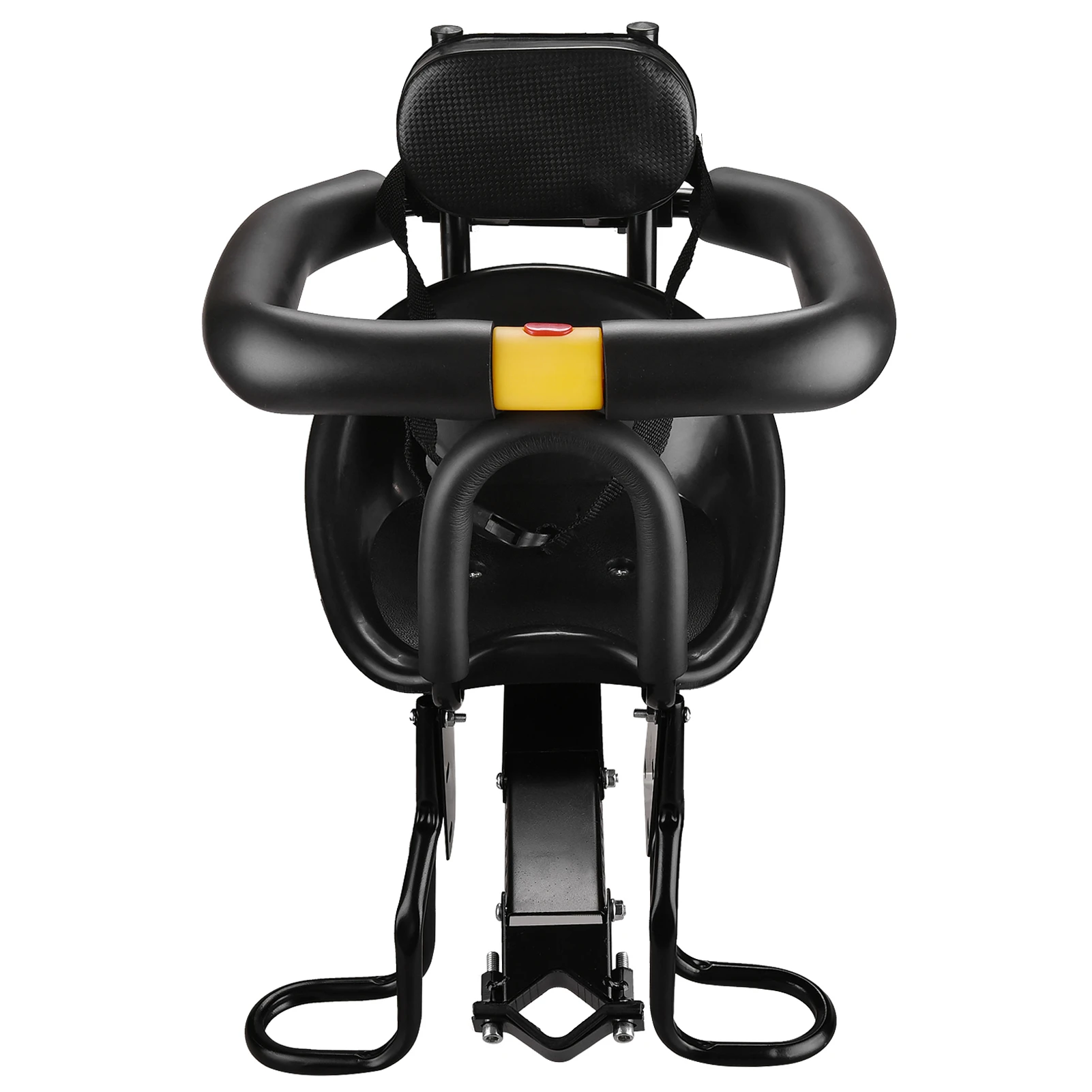 Safety Child Bicycle Seat Bike Front Baby Seat Kids Saddle with Foot Pedals Support Back Rest For MTB Road Bike Bicycle