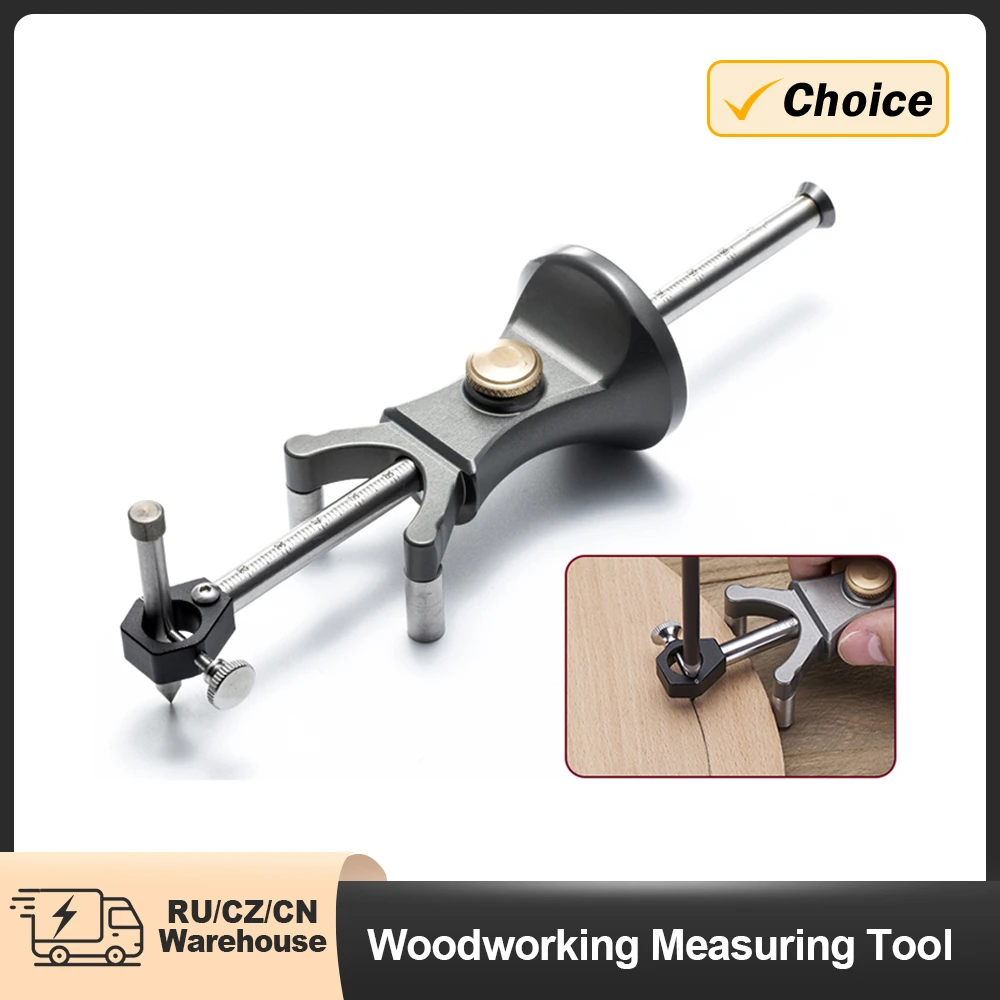 Linear Arc Scriber Woodworking Measuring Tool Marking Gauge Scribers Parallel Line Drawing Tool DIY Wood Working Scribe Tools
