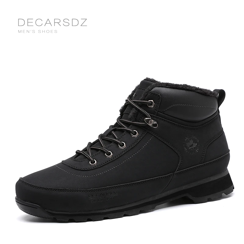 DECARSDZ Men Boots 2021 Spring New Fashion Shoes Man Outdoor Comfy Classic Male Shoes Durable Outsole Men Casual Boots