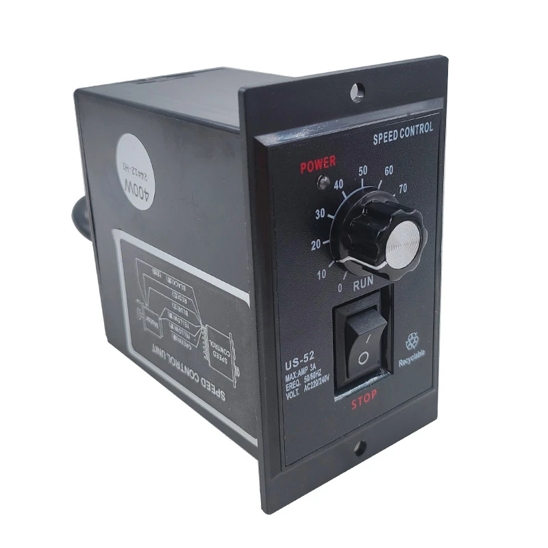 US-52 220V 400W ac speed controller forword backword with filter capacitor ac regulator motor control 5W 60W 250W 300W