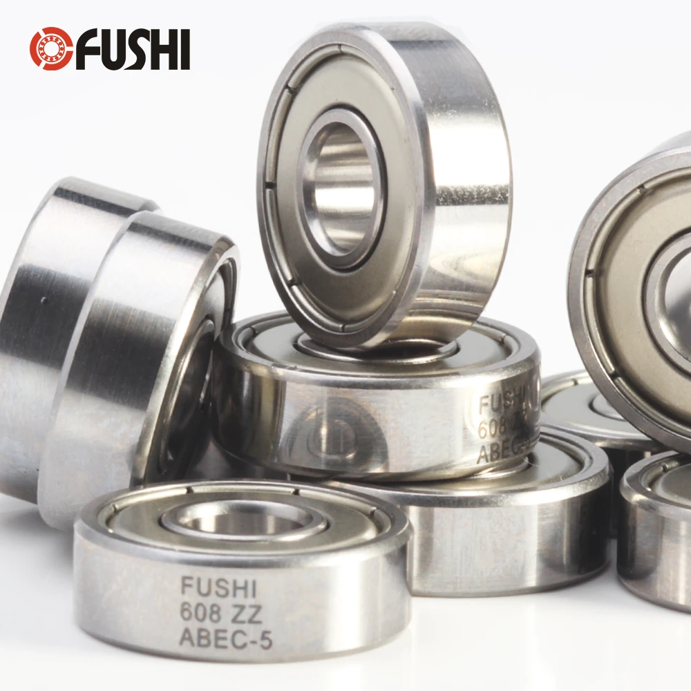 608ZZ Bearing 8x22x7 mm ( 10 PCS ) ABEC-5 Skate Stroller Miniature 608 ZZ Ball Bearings 608Z 608 2Z Bearing