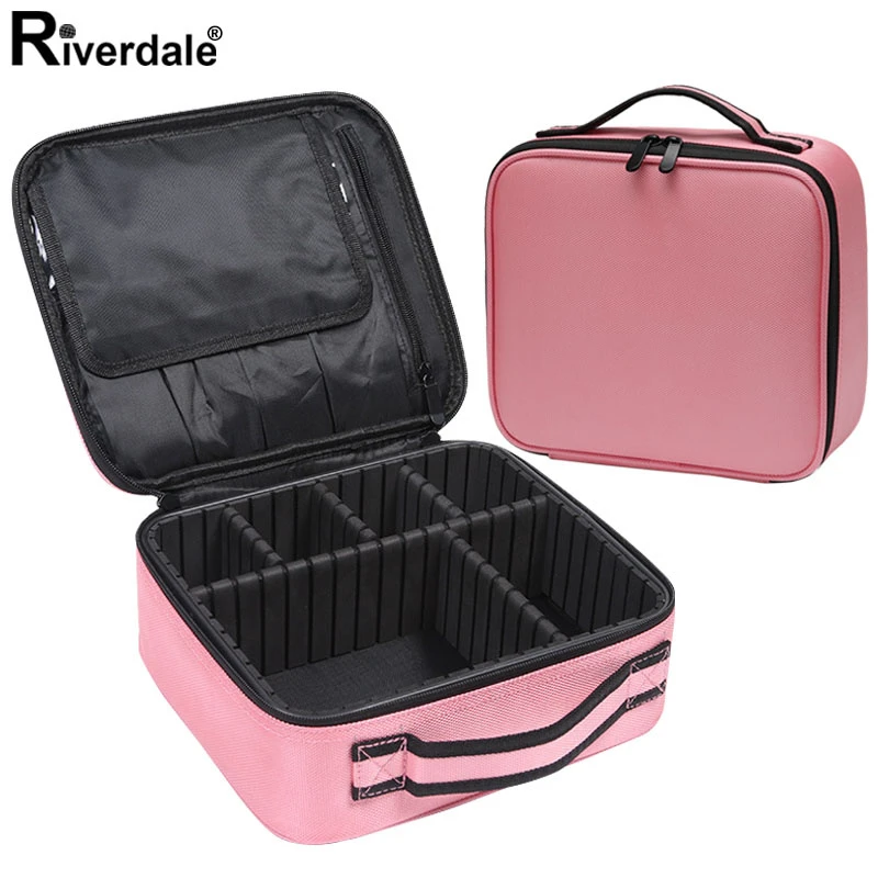 Women Portable Make Up Bag Beautician Pouch Bags Travel Organizer Beauty Case For Makeup New Professional Makeup Case Female