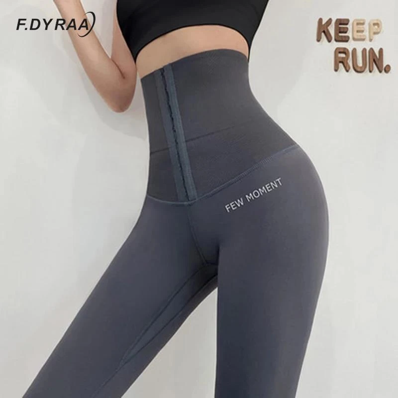 2021 Fitness Pants Women's Corset Hip Postpartum Shaping Yoga High Waist Tights Push Up Running Women Gym Fitness Leggings