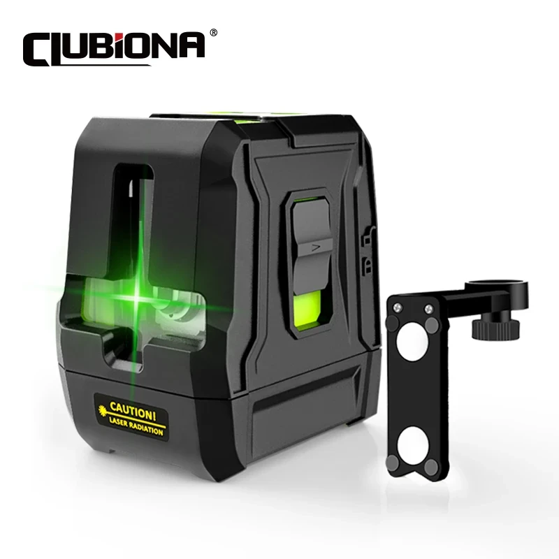 Clubiona 2021 New Design and High Performance Self-leveling DIY economic Horizontal and Vertical Cross Line Laser Level
