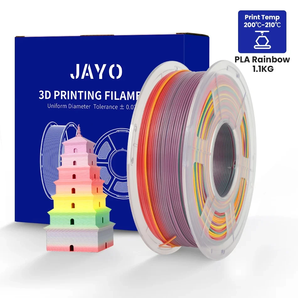 AW 3D Printer Filament PLA 1kg 1.75mm Diameter Tolerance +/-0.02mm Black Color 100% No Bubble Eco-friendly Printing Material