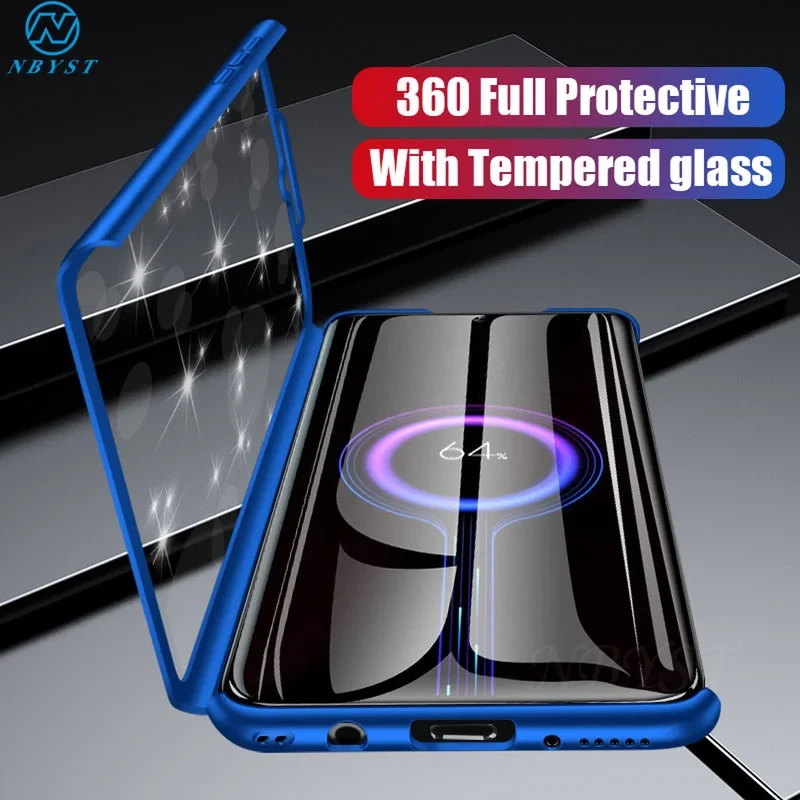 360 Full Cover For Huawei P Smart Z Plus 2020 P40 Lite E 5G P30 Lite New Edition P20 Pro P10 Plus P8 P9 Lite 2017 Glass Cases