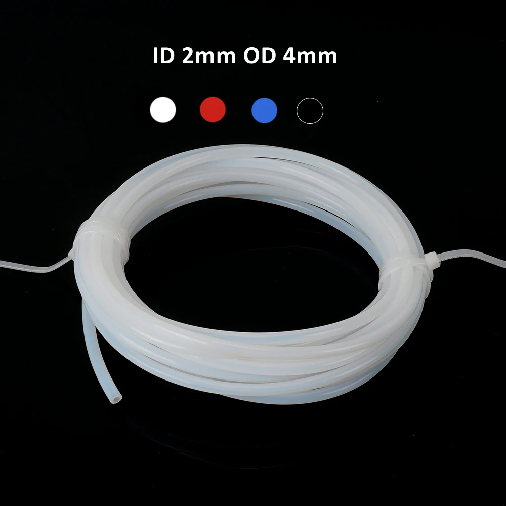 KINGROON 1M PTFE tube 2*4  For E3D V5 V6 1.75mm filament For  J-head hotend RepRap Extruder Throat PTFE tube 3D Printer Parts