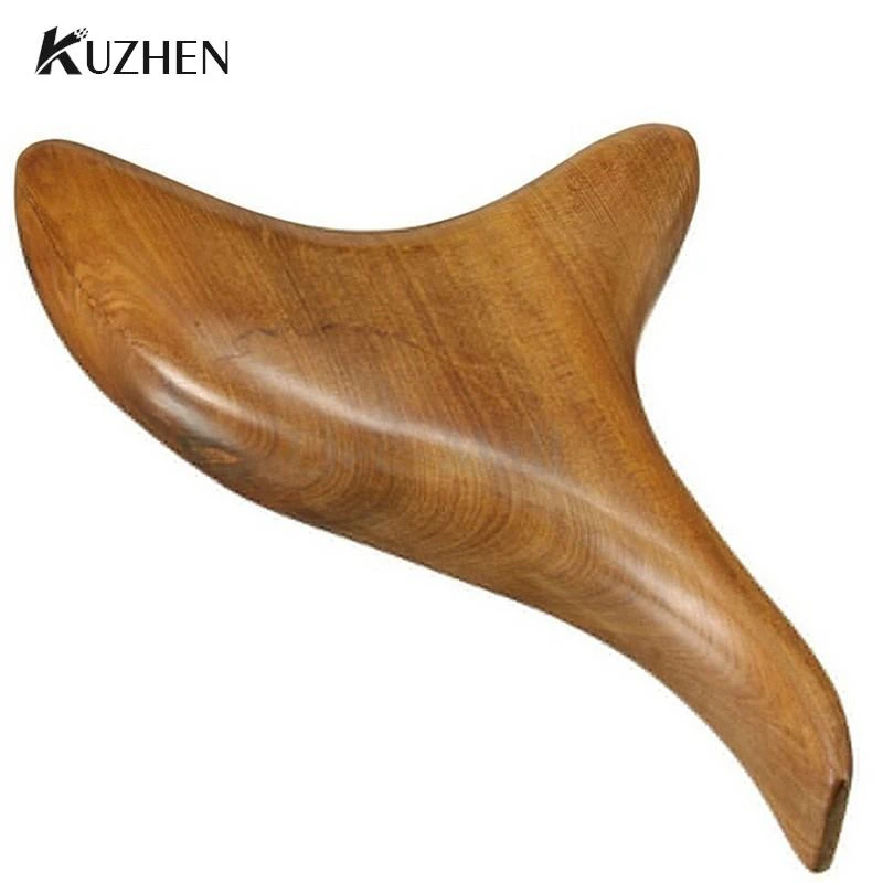 Body Neck Relax Blood Circulation Wooden Massager Triangle Trigeminal Fragrant Wood Reflexology Tool SPA Therapy