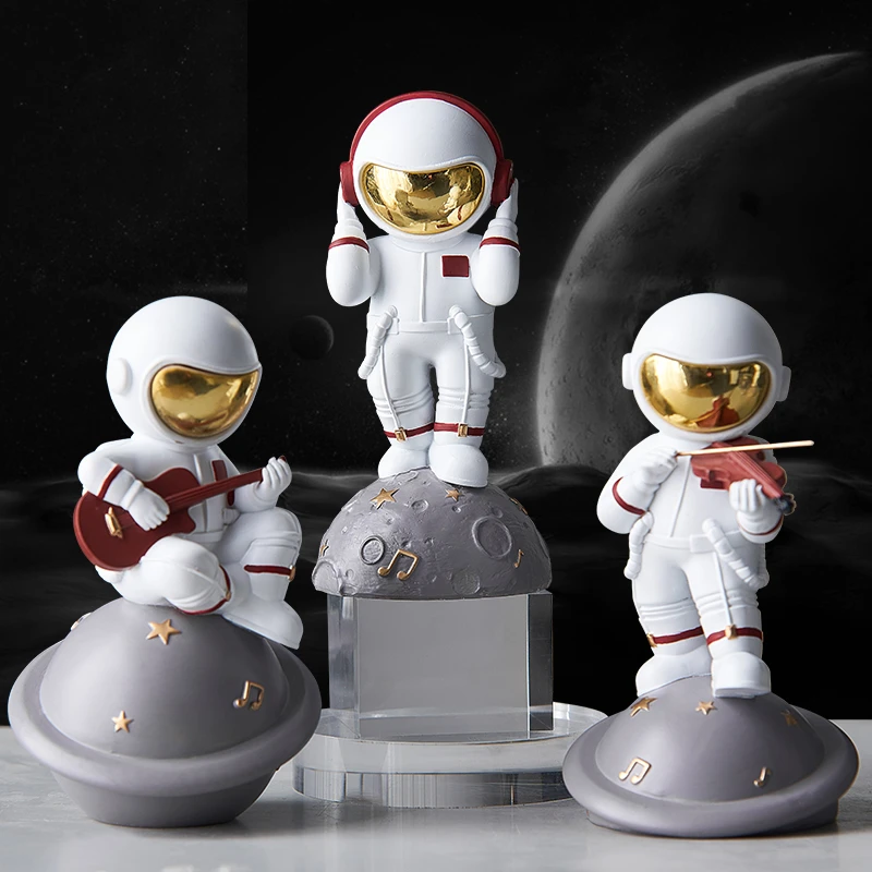 astronauta Figurine kawaii desk office accessories for women's room Desk accessory bedroom garden astronaut desk Home Decoration