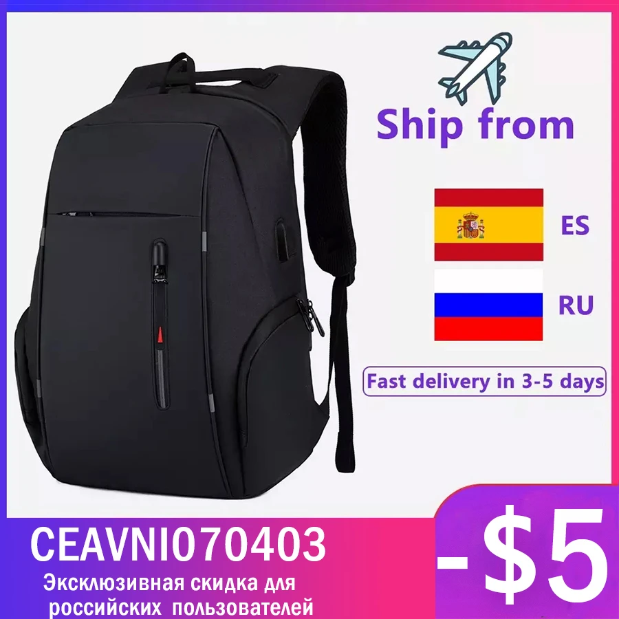 CEAVNI Backpack Men USB Charging Waterproof 15.6 Inch Laptop Casual Oxford Male Business Bag Mochila Computer Notebook Backpacks