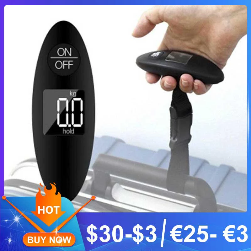 100g/40kg Digital Scale Luggage Scale LCD Display Portable Mini Electronic Pocket Travel Handheld Weight Balance For Baggage