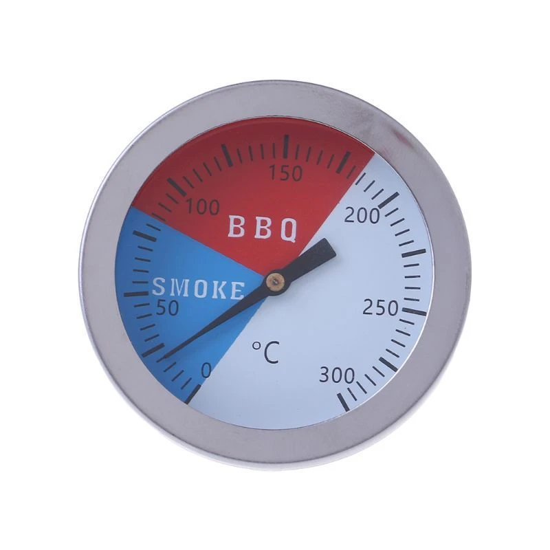 Kitchen 0-300 Celsius Stainless Steel Barbecue BBQ Smoker Grill Thermometer Temperature Gauge Oven Thermometer