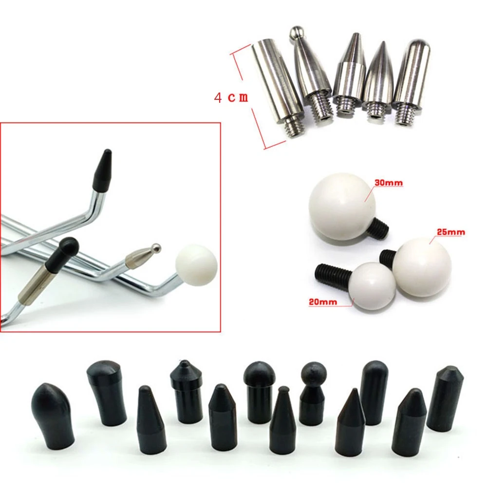 Paintless dent repair tool tap tool tip can replace car dent kit hook tip