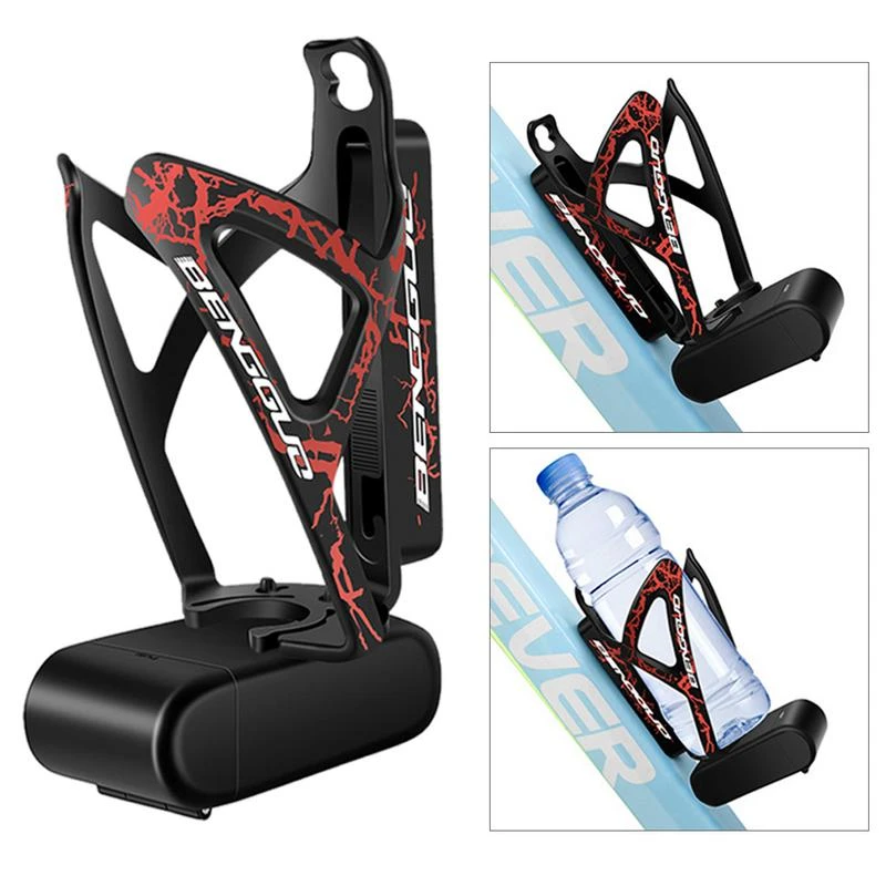 New Bike Bicycle Water Bottle Holder Plastic With Outdoor Tools Storage Box Water Bottle Holder Cages Rack MTB Bike Bottles Cage