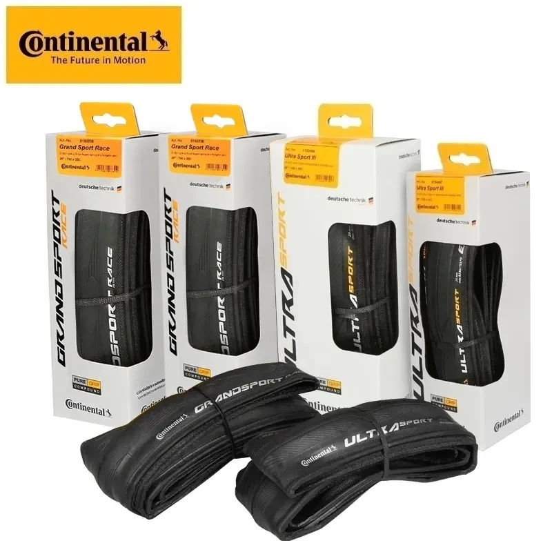 Continental Road Tire ULTRA Sport III & GRAND Sport Race & Extra 700× 23C /25C/28C Road Bicycle Clincher Foldable Gravel Tire
