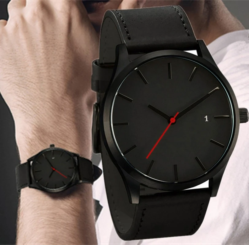relogio masculino Sports Men's Watch Wrist Watches Leather Male Clock Minimalistic Watches For Men Simple Designer reloj hombre