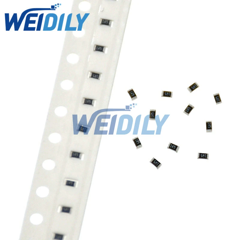 100PCS 0603 SMD 1/8W chip resistor resistors 1 ohm ~ 10M 1R 10R 51R 1K 5.1K 10K 100K 10 75 100 330 ohm 10R 100R 330R 1M 3M3 5M1