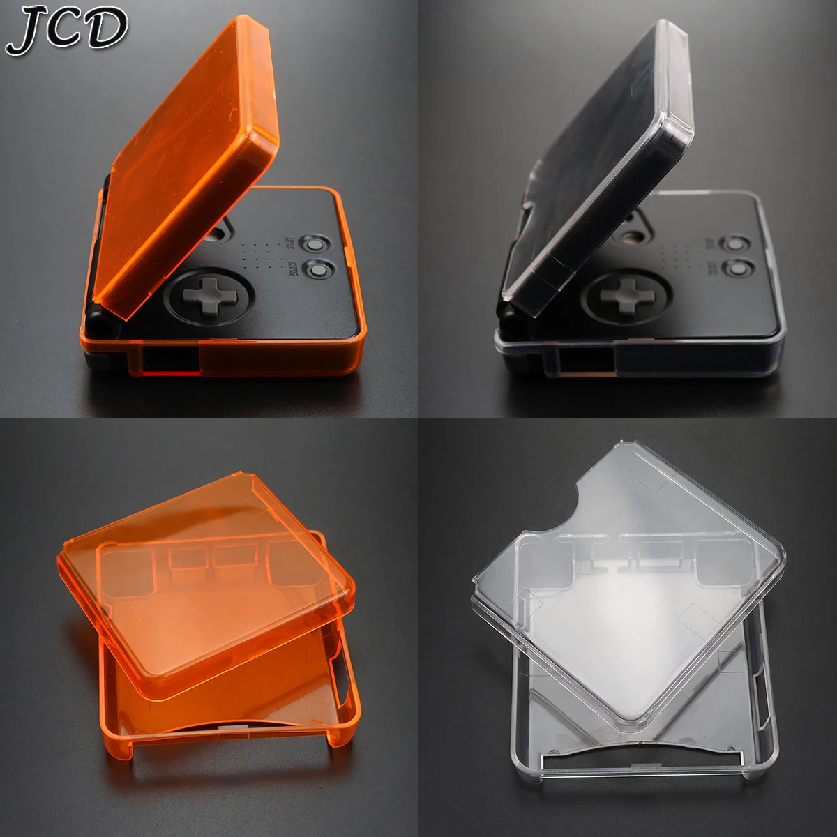 JCD Clear Protective Cover Case Shell Housing For Gameboy Advance SP for GBA SP Game Console Crystal Cover Case