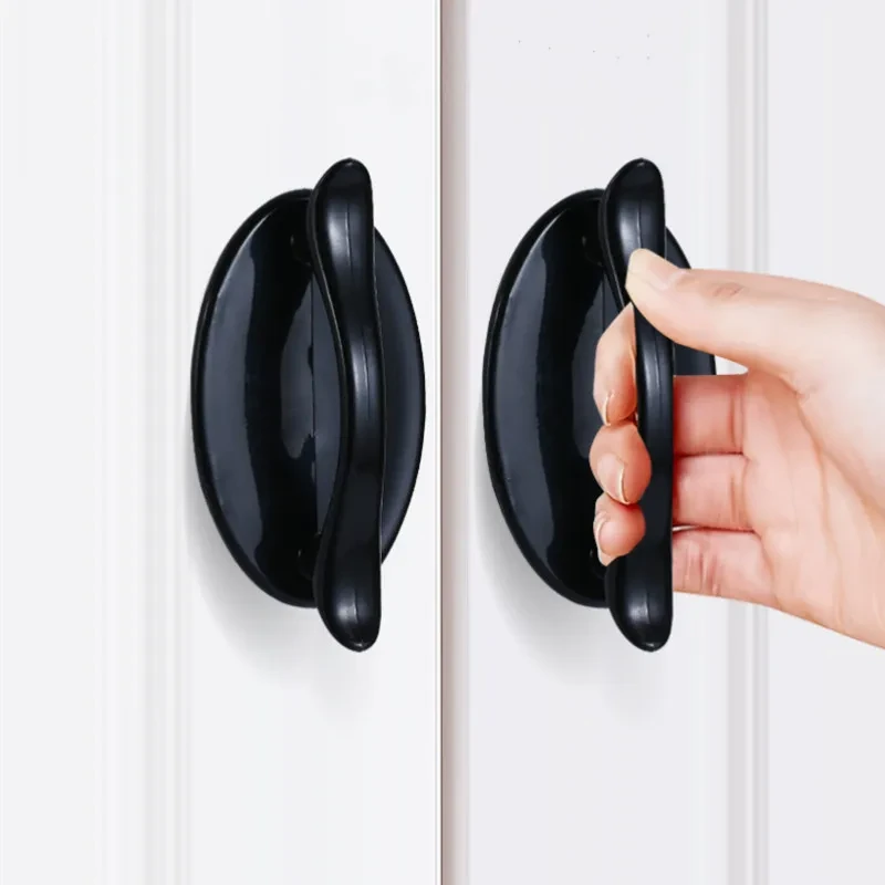 1pcs Modern Minimalist Handle Door And Window Adhesive Auxiliary Handle Kitchen Cupboard Door Pulls Drawer Knobs Home Decoration