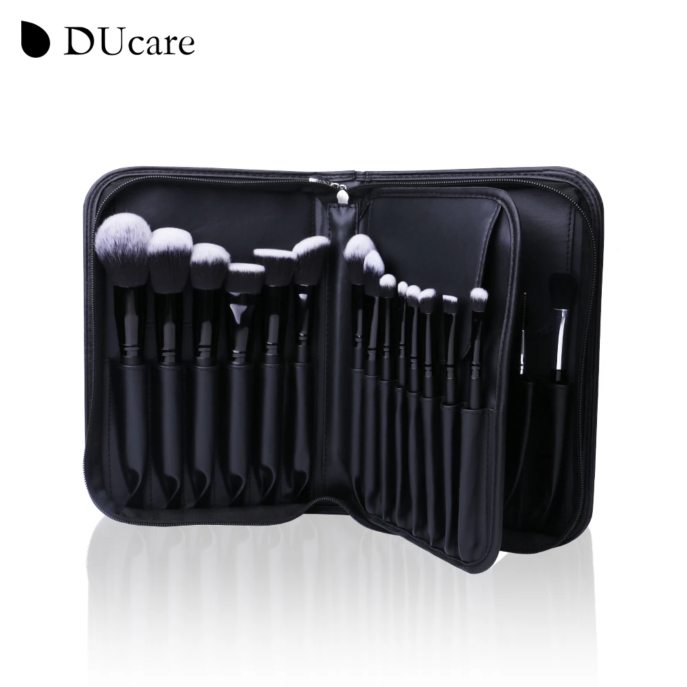 DUcare Cosmetic Bag Travel Makeup Brushes Case (29Pcs Brush Bag) For Women and Girls Professional Organizer Storage Makeup BAG