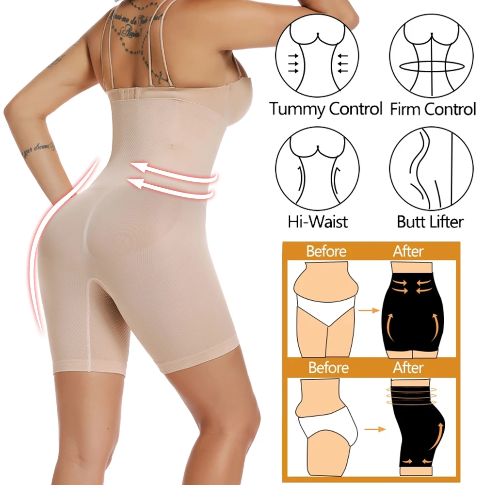 SURE YOU LIKE Women Seamless High Waist Tummy Control Shaper Pants Butt Lifter Shapewear Waist Trainer Slimming Shaper Underwear