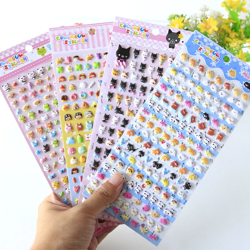Kawaii Lovely Small Animal Foam 3D Decorative Stationery Stickers Scrapbooking DIY Diary Album Stick Label