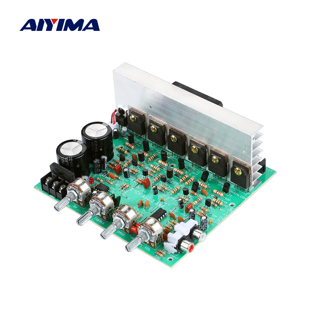 AIYIMA Audio Amplifier Board 2.1 Channel 240W High Power Subwoofer Amplifier Board AMP Dual AC18-24V Home Theater