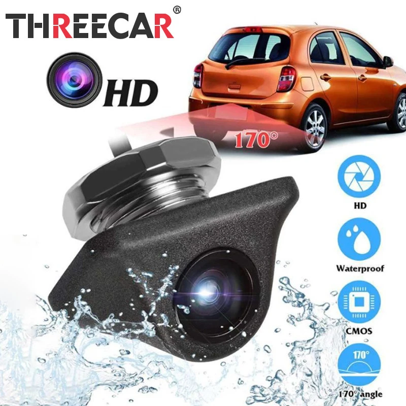 2021 new car Rear View Camera Universal  Night Vision Backup Parking Reverse Camera Waterproof 170 Wide Angle HD Color Image