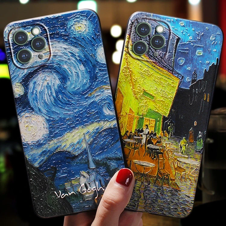 For Coque iphone 13 12 11 Pro 12Pro Max mini 6 7 8 6s Plus 5 5s Case Cover For Funda iphone XR X XS Max SE 2020 Art Apple Cases