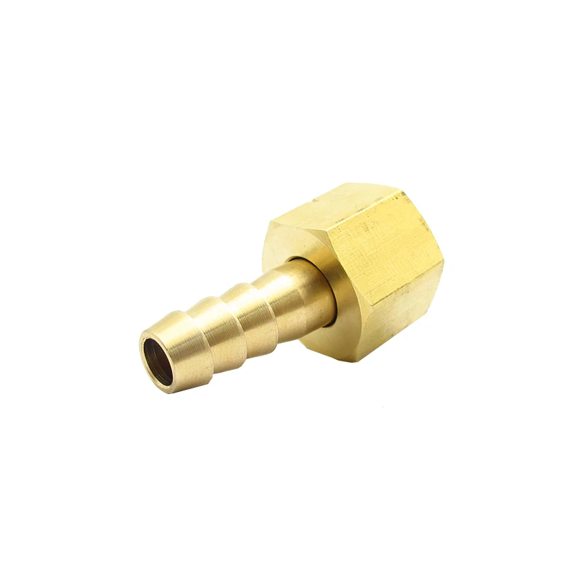 6mm 8mm 10mm Hose Barb x M10 M12 M14 M16 Metric Female Thread Brass Pipe Fitting Coupler Connector Adapter