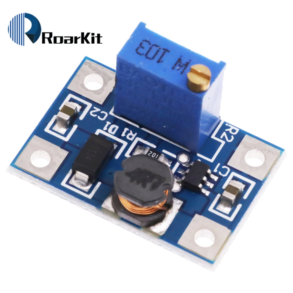 DC-DC 2-24V to 2-28V Step Up Adjustable Power Module Step Up Boost Converter 2A SX1308