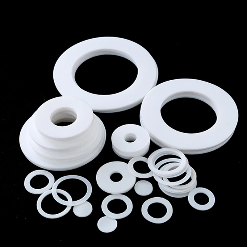 M3-M10 PTFE Flat Washer Gasket Spacer Sealing For Pressure Gage