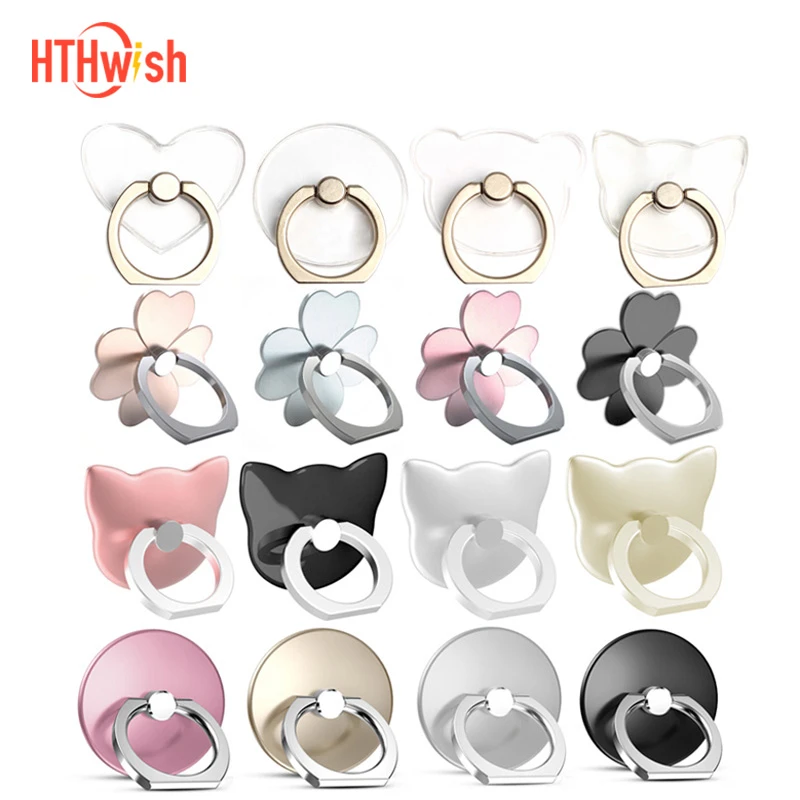 Finger Ring Mobile Phone Smartphone Stand Holder For iphone 11 Xiaomi Samsung cell Smart Round Phone Ring holders portable grip