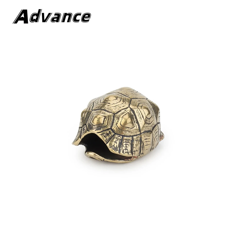 Brass Tortoise DIY Knife Beads Turtle Paracord Bead Car Key Chain Pendant Rope Accessories
