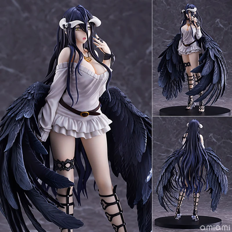 21cm Overlord Albedo So-Bin Anime Figure Overlord III Albedo Action Figure Albedo Figurine Ainz Ooal Gown Figure Toys