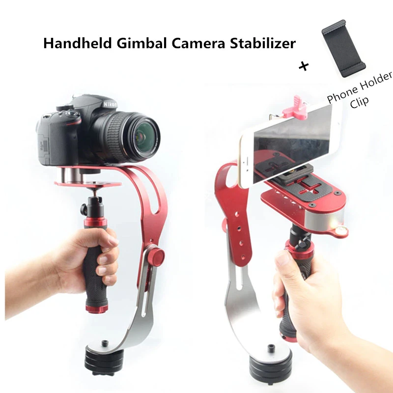 Aluminum Handheld Digital Camera Stabilizer gimbal smartphone DSLR 5DII Motion camera Steadycam for Gopro Dji sony xiaomi iphone