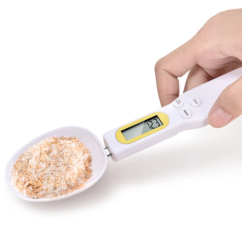 500g/0.1g measuring cup  LCD Digital Kitchen Scale Measuring Spoon Gram Electronic Spoon Weight Volumn Food baking accessories