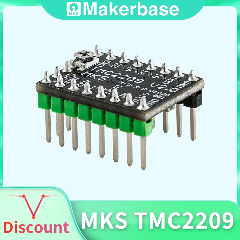 Makerbase MKS TMC2209 2209 Stepper Motor Driver StepStick 3d printer parts 2.5A  UART ultra silent For SGen_L Gen_L Robin Nano